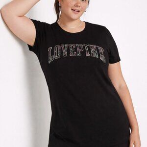 Victoria's Secret PINK Everyday Short Sleeve Tee (Red & Green Plaid)